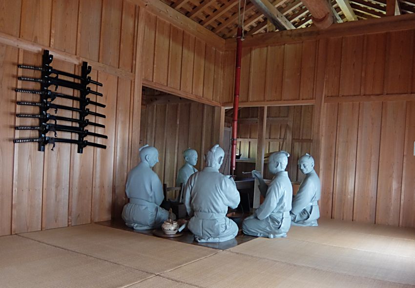 Чайная церимония у самураев. Музей в Хаконе. Япония.  Фото Лимарева В.Н.