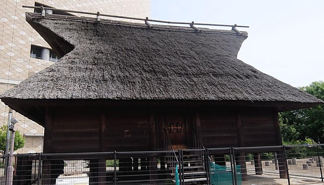  Японский дом 19 века.  Исторический музей в Осака.  Фото Лимарева В.Н.