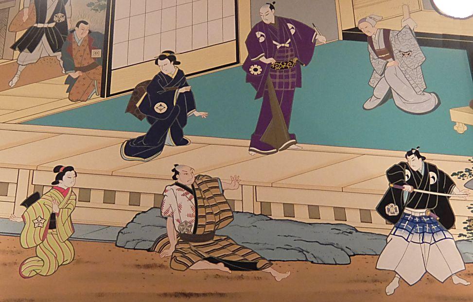 Нападение самурая. Исторический музей в Осако.   Фото Лимарева В.Н.
