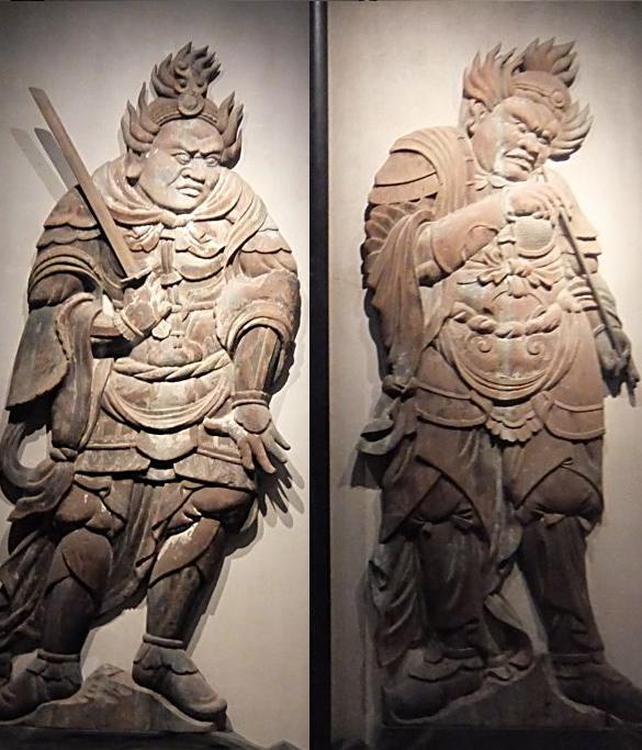 Боги охранники. (8-12 век) Музей в  Нара. Япония. Фото Лимарева В.Н.